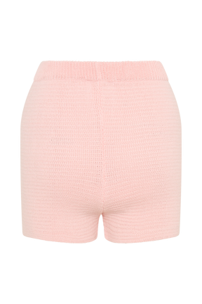 Noah Knit Shorts - Baby Pink