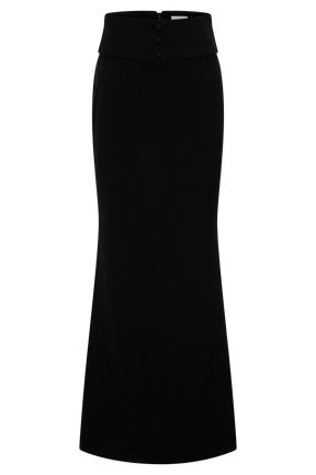 Grace Suiting Maxi Skirt - Black