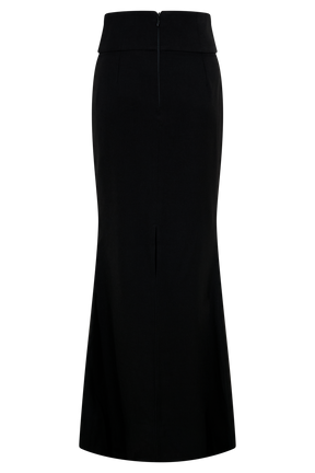 Grace Suiting Maxi Skirt - Black