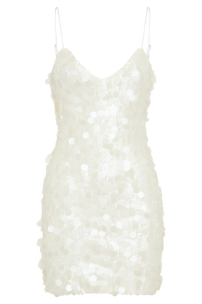 Romilly Sequin Mini Dress - Ivory