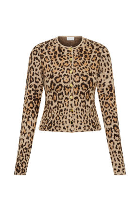 Marissa Knit Cardigan - Leopard Print