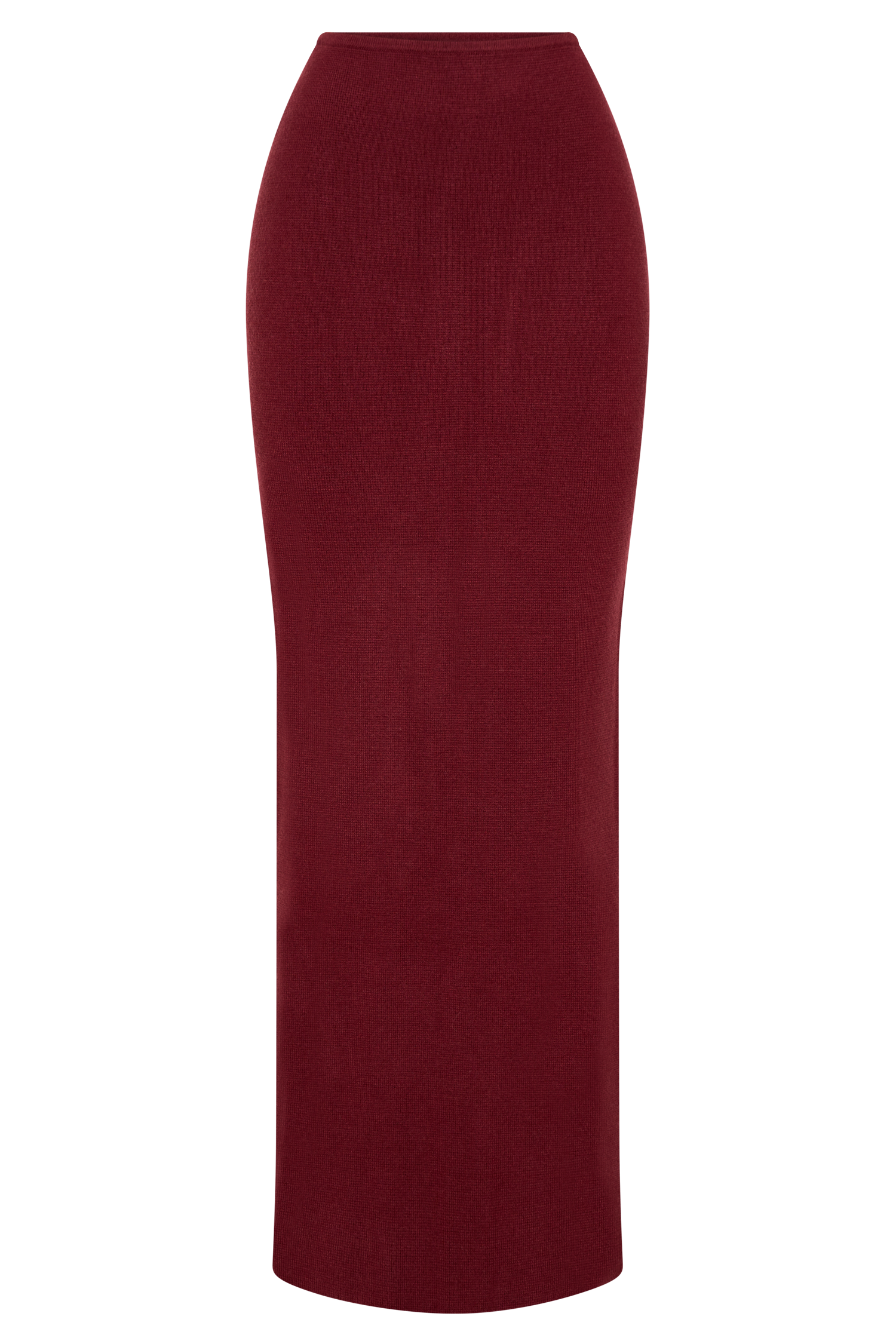Kyle Knit Maxi Skirt - Cherry Red