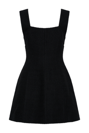 Desire Boucle Mini Dress - Black