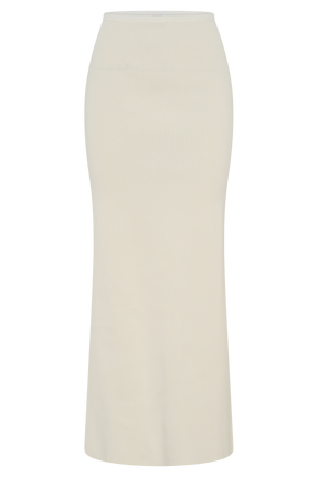 Maxine Knit Maxi Skirt - Ivory
