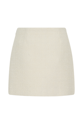 Camilla Boucle Mini Skirt - Ivory