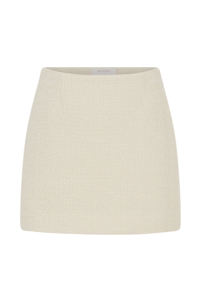 Camilla Boucle Mini Skirt - Ivory