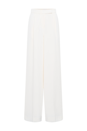 Faith Suiting Wide Leg Pant - Ivory
