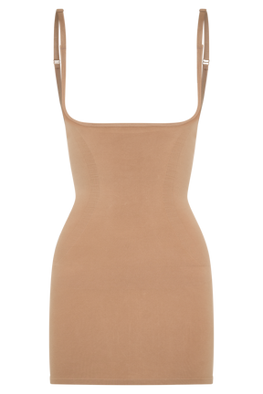 Jocelyn Backless Shapewear Mini Dress - Latte