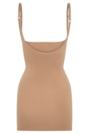 Jocelyn Backless Shapewear Mini Dress - Latte