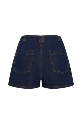 Tobias Denim Shorts - Indigo Blue