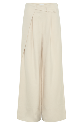 Mila Straight Leg Suiting Pant - Buttermilk