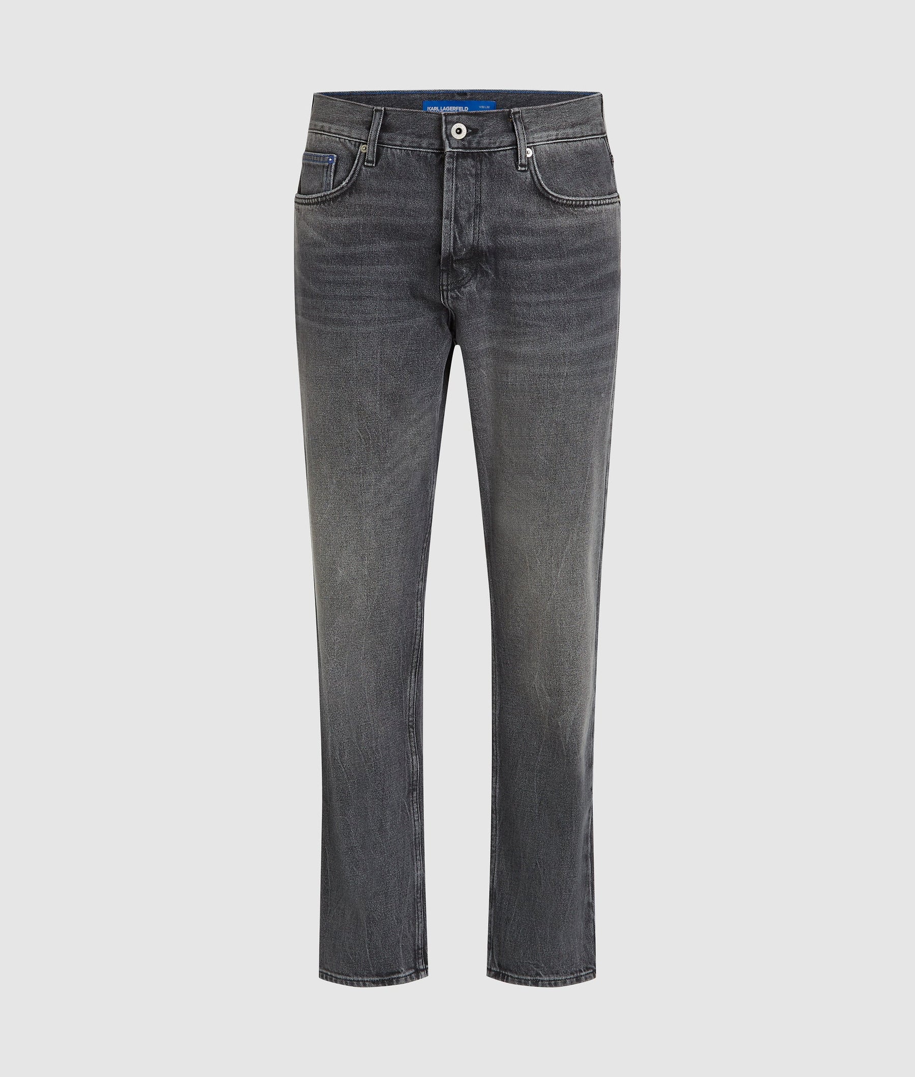 Vintage wash tapered jeans