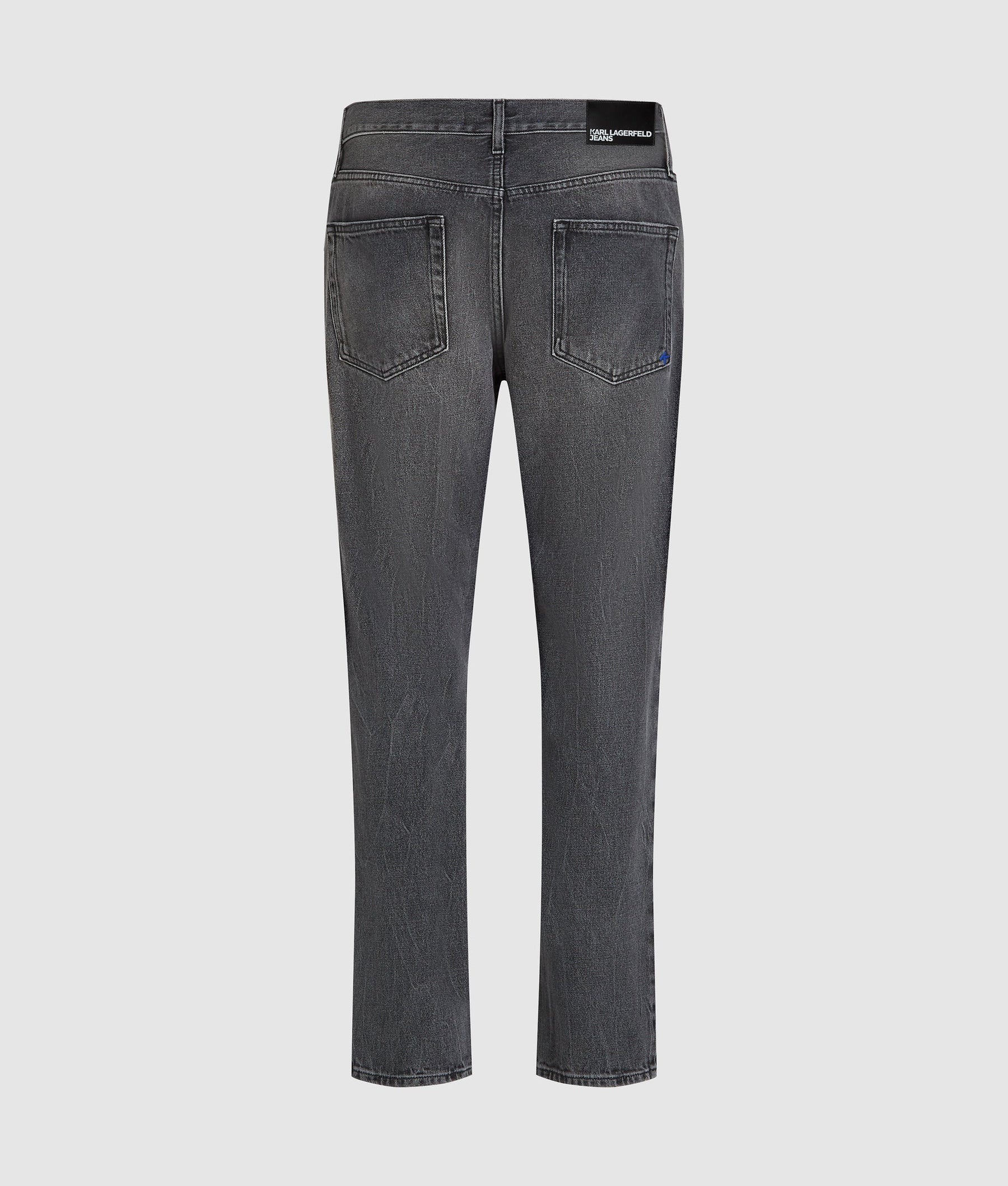 Vintage wash tapered jeans