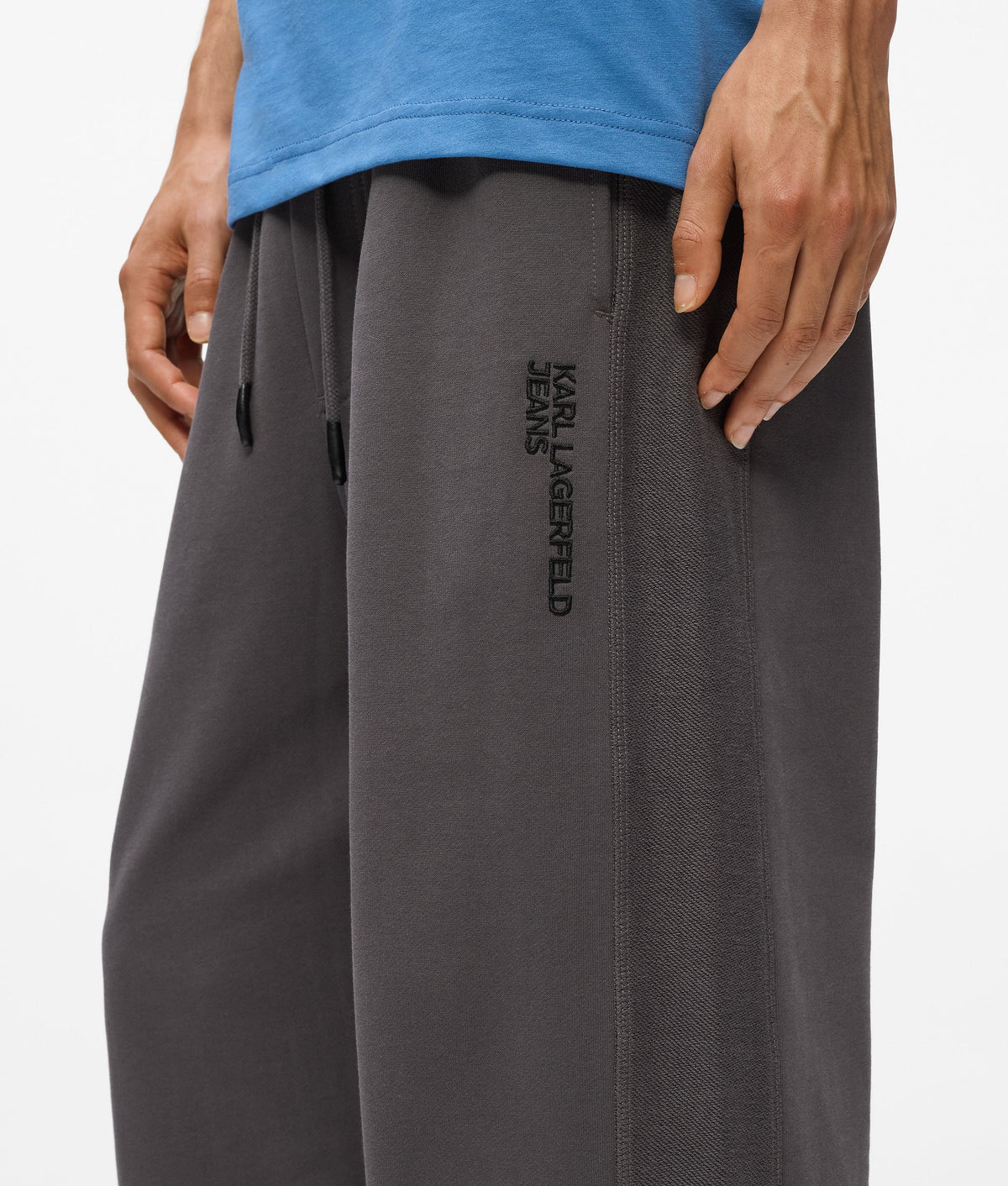 Inside-out track pants