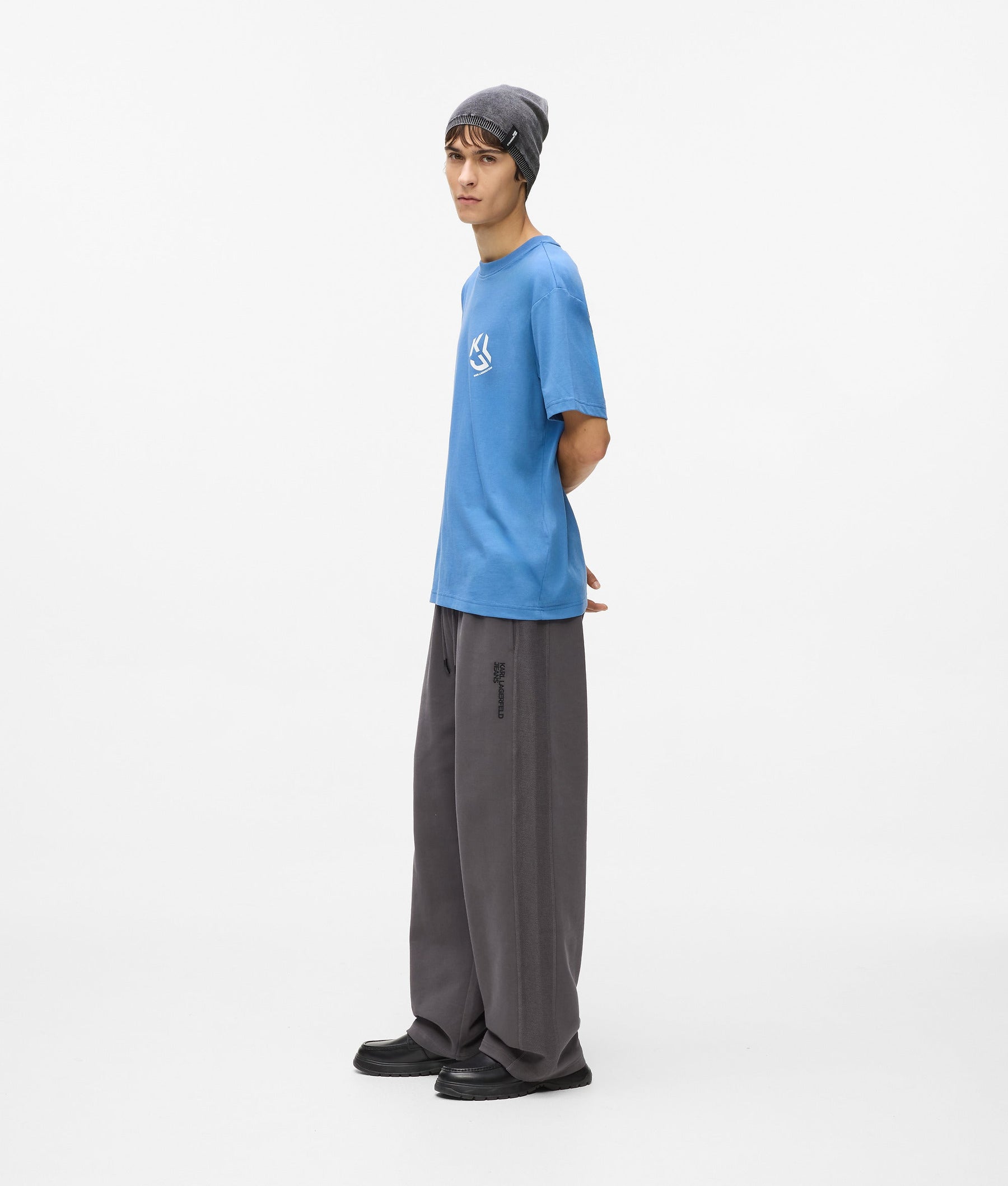 Inside-out track pants