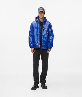 High-shine utility jacket