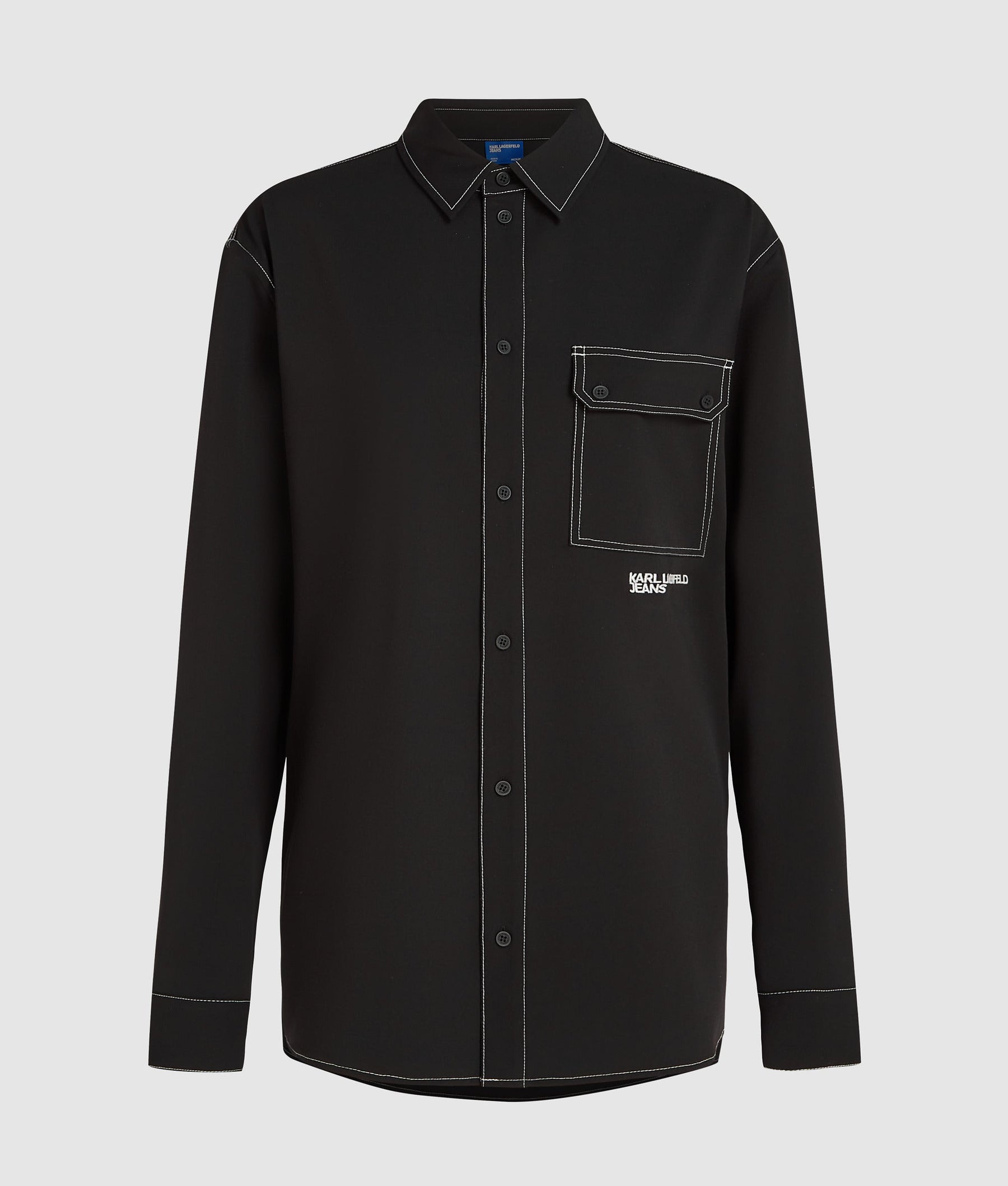 Contrast stitch shirt