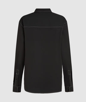 Contrast stitch shirt