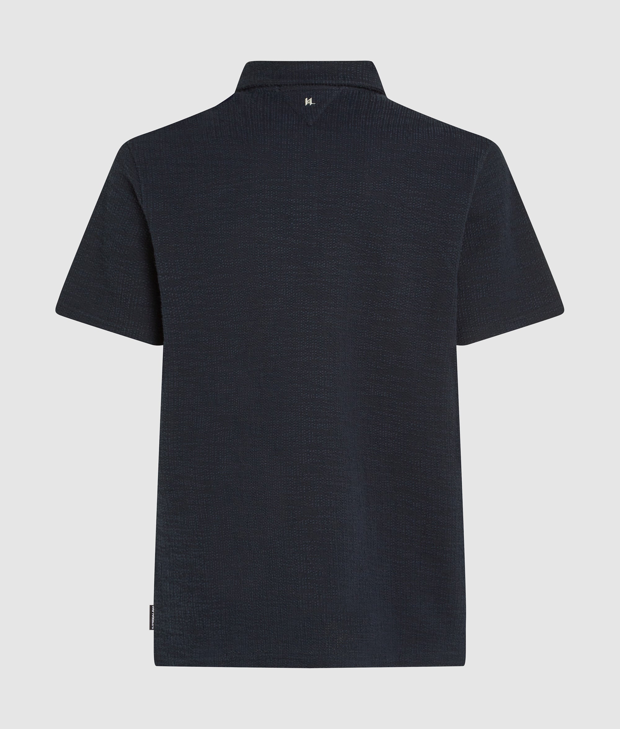Bouclé polo shirt