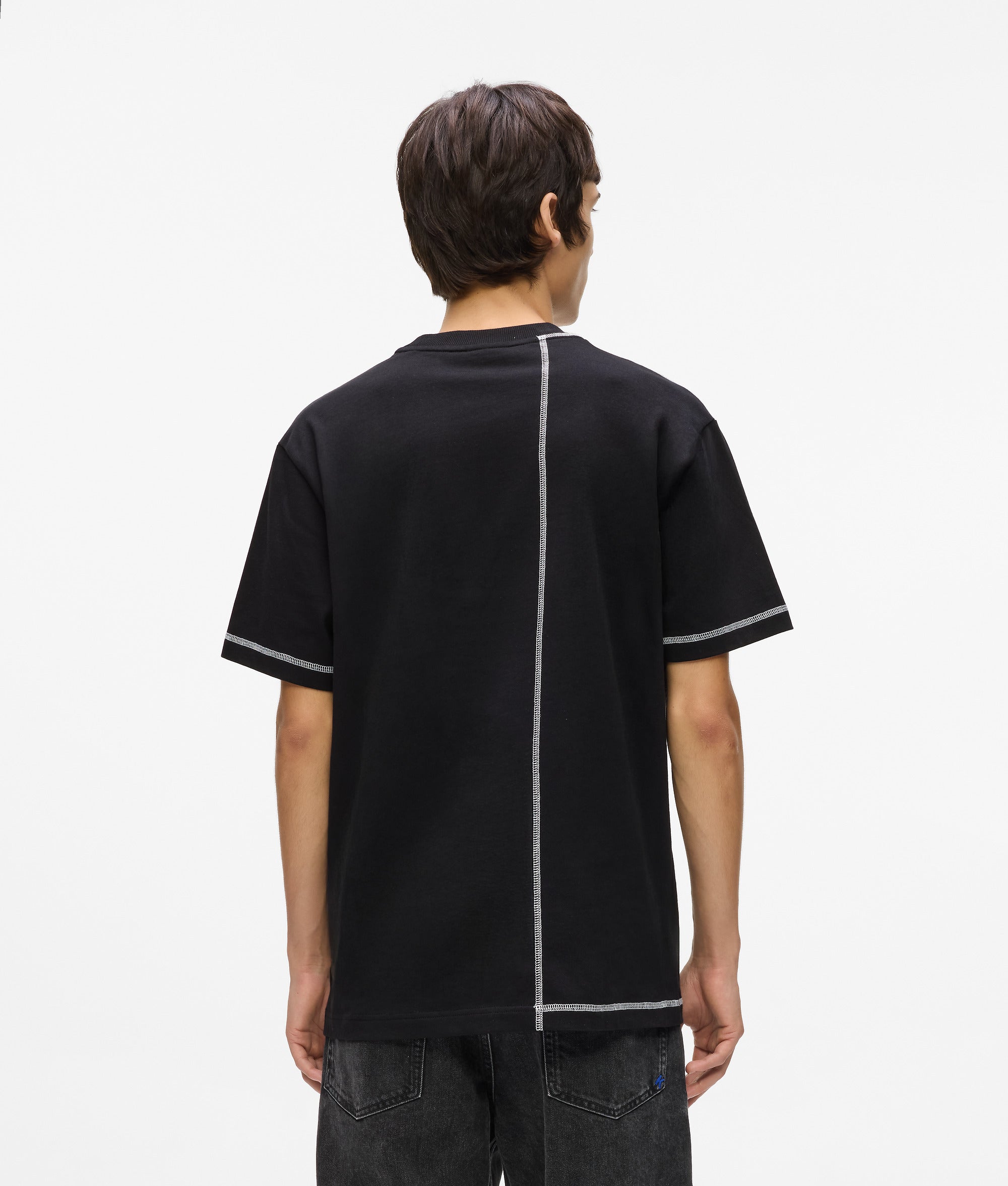 Contrast stitch T-shirt