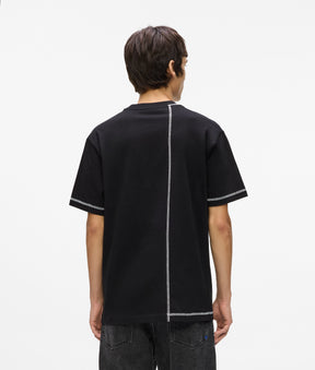 Contrast stitch T-shirt