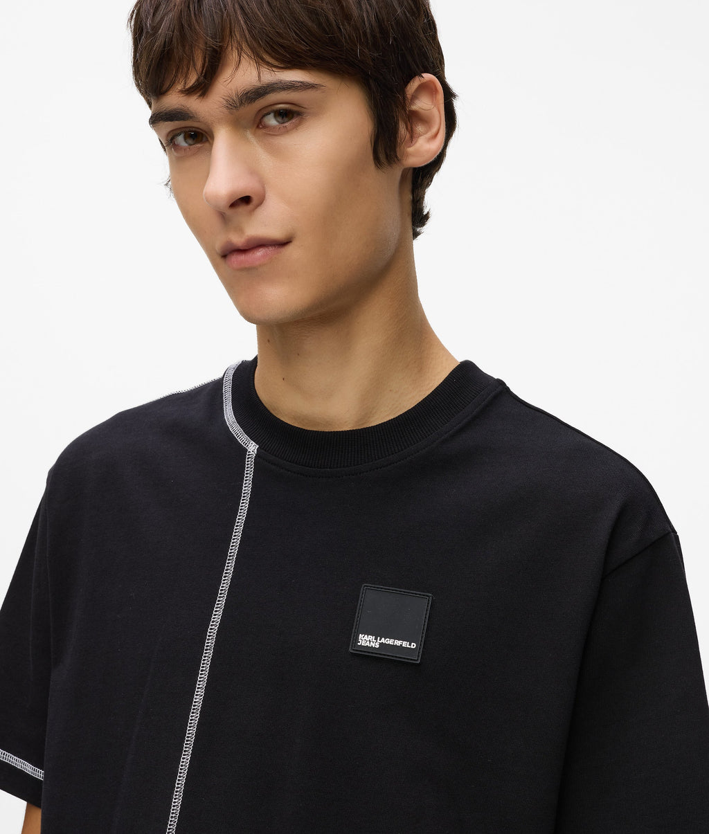 Contrast stitch T-shirt