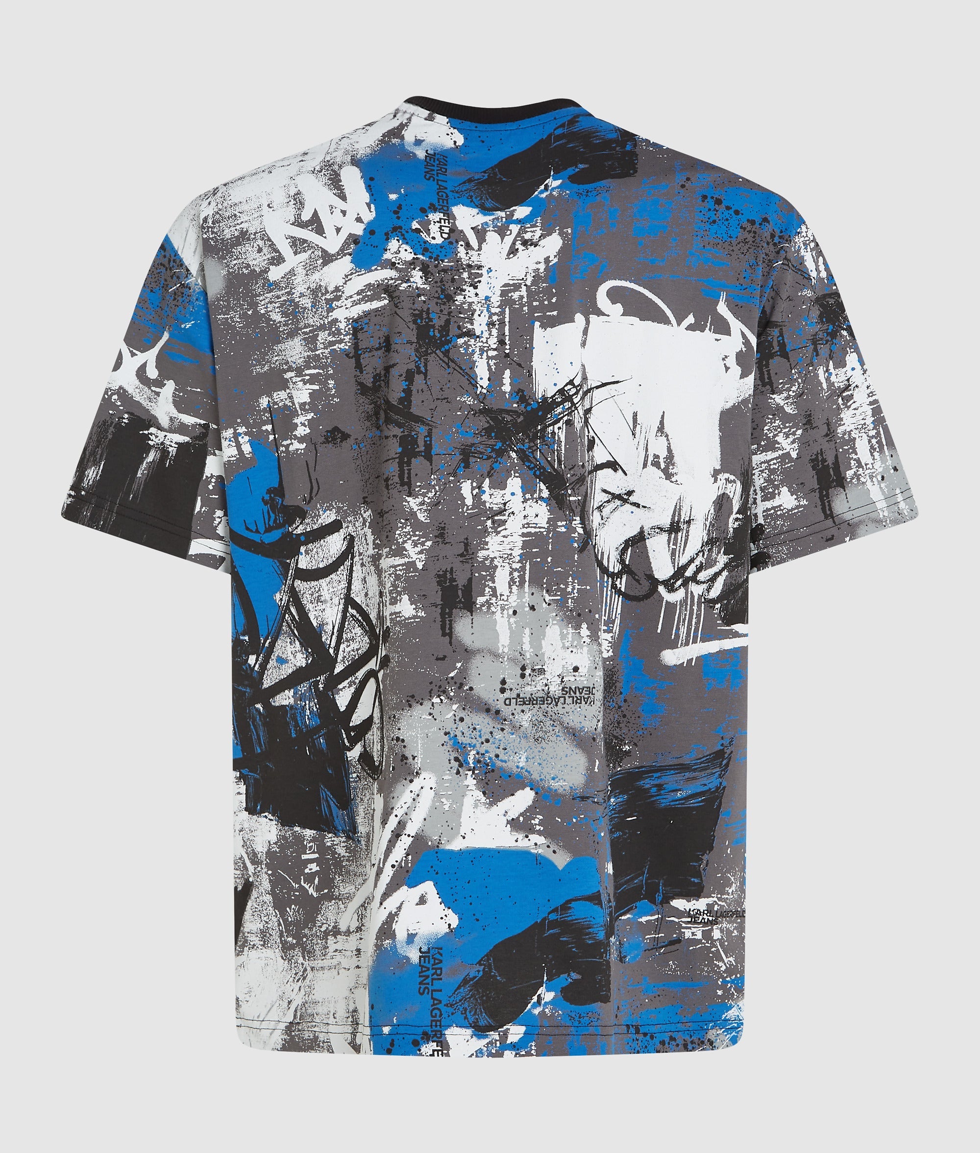 All-over paint-effect T-shirt