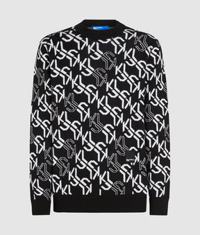 All-over Monogram jumper
