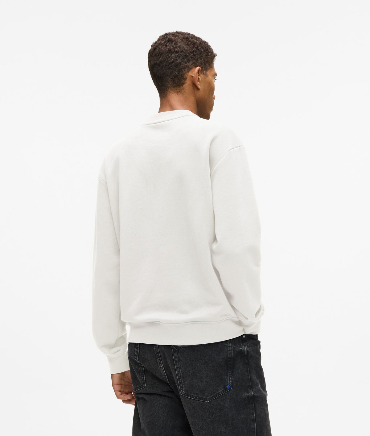 Monogram patch sweatshirt