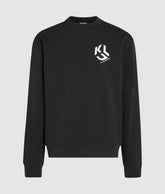 Monogram patch sweatshirt