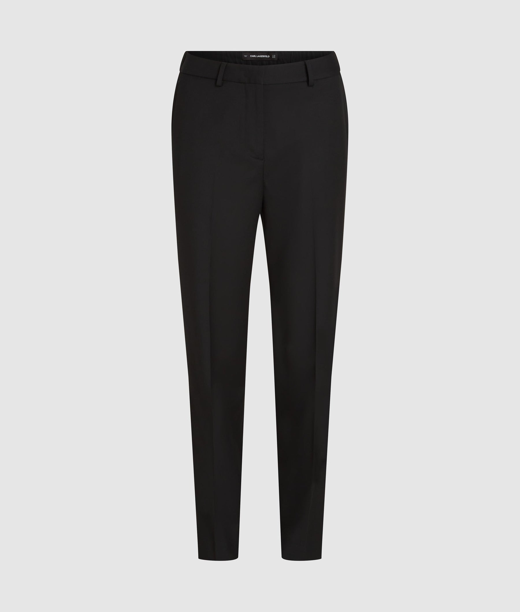 Wool-blend tailored pants