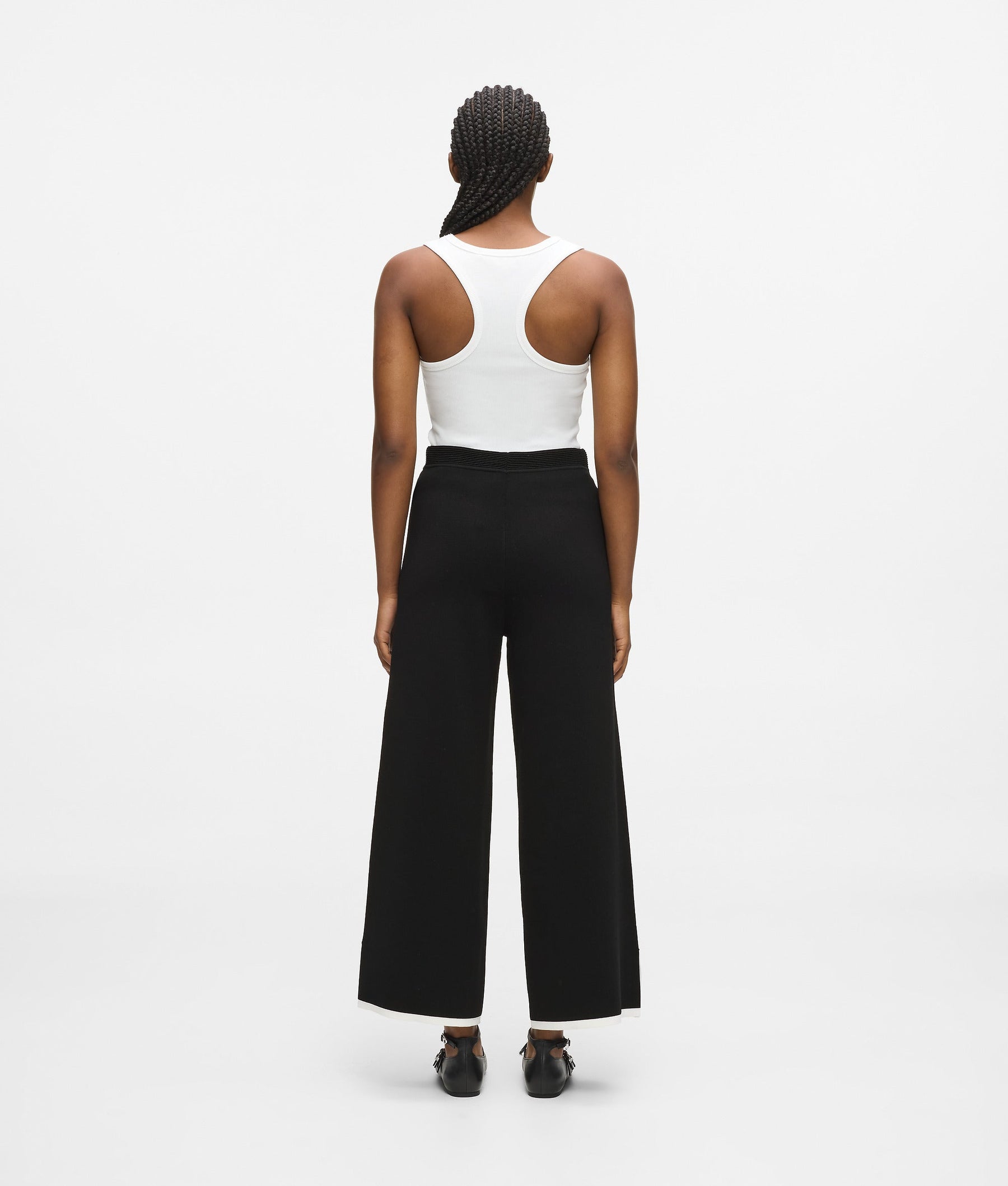 Contrast piping culottes