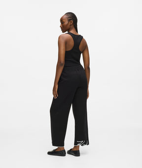 Signature hem sweatpants