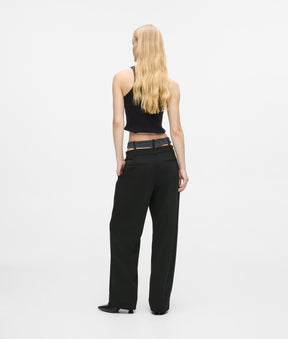 Double waistband trousers