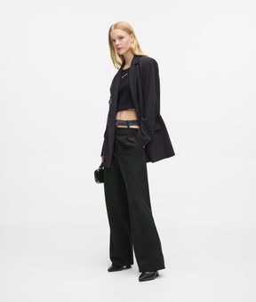 Double waistband trousers