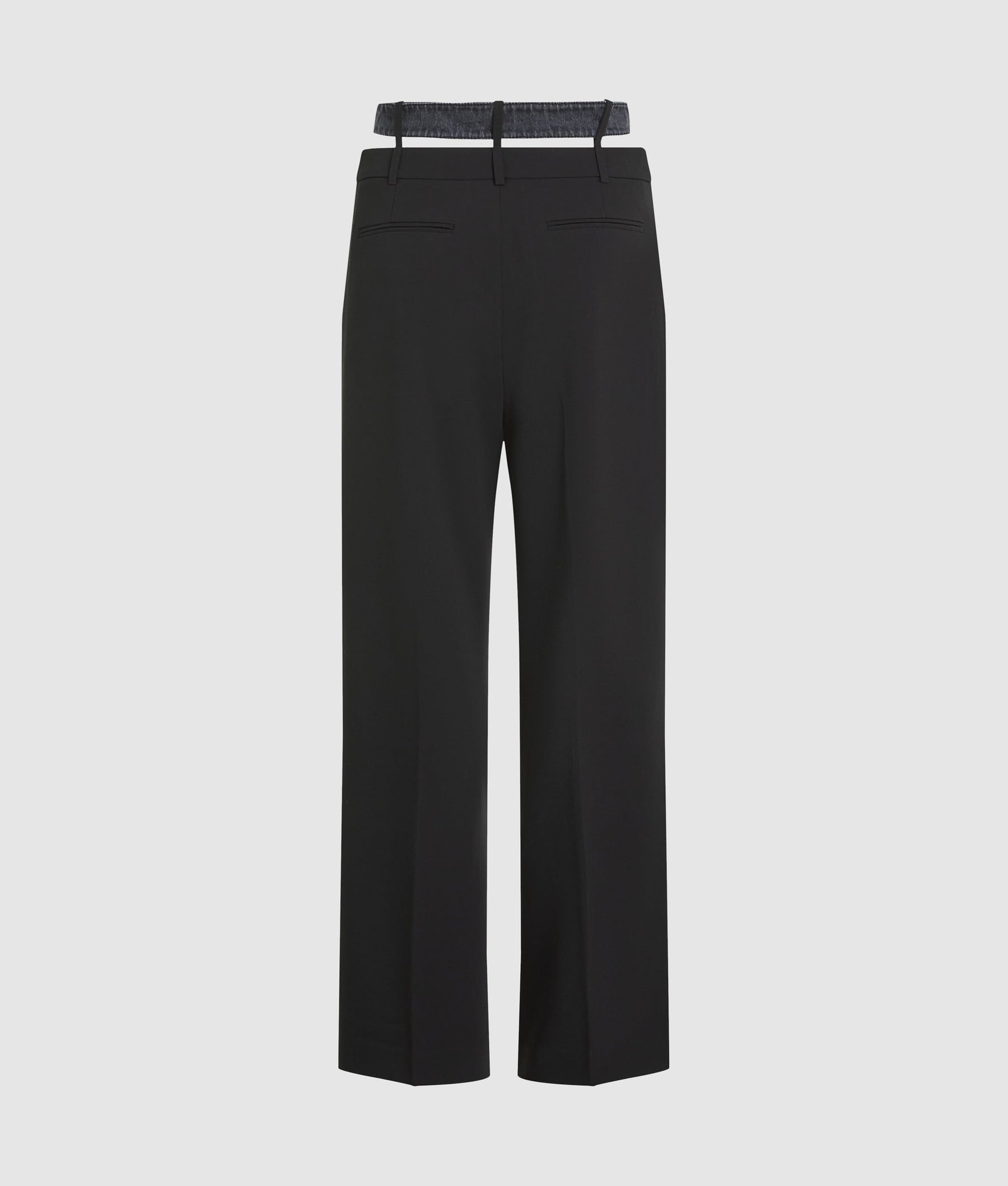 Double waistband trousers