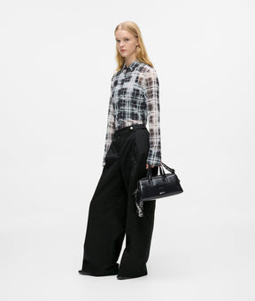 Wide leg tailored pants