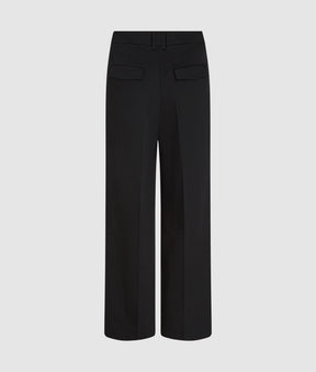Wide leg tailored pants
