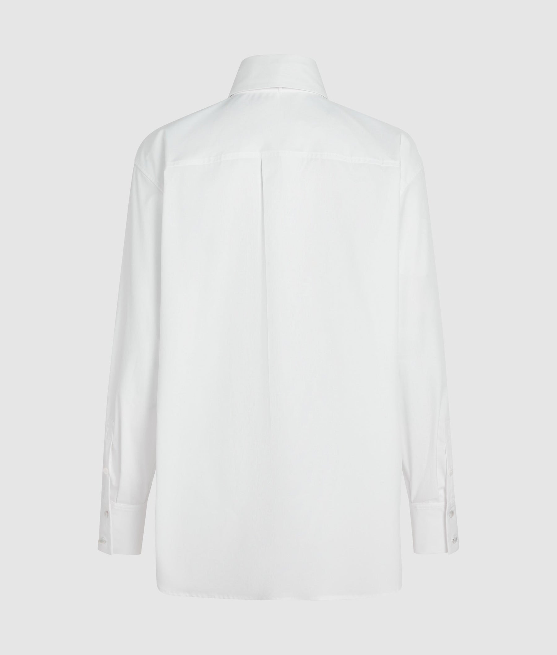 Poplin tie shirt