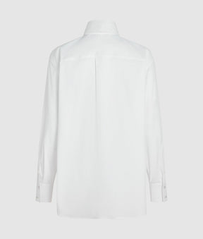 Poplin tie shirt