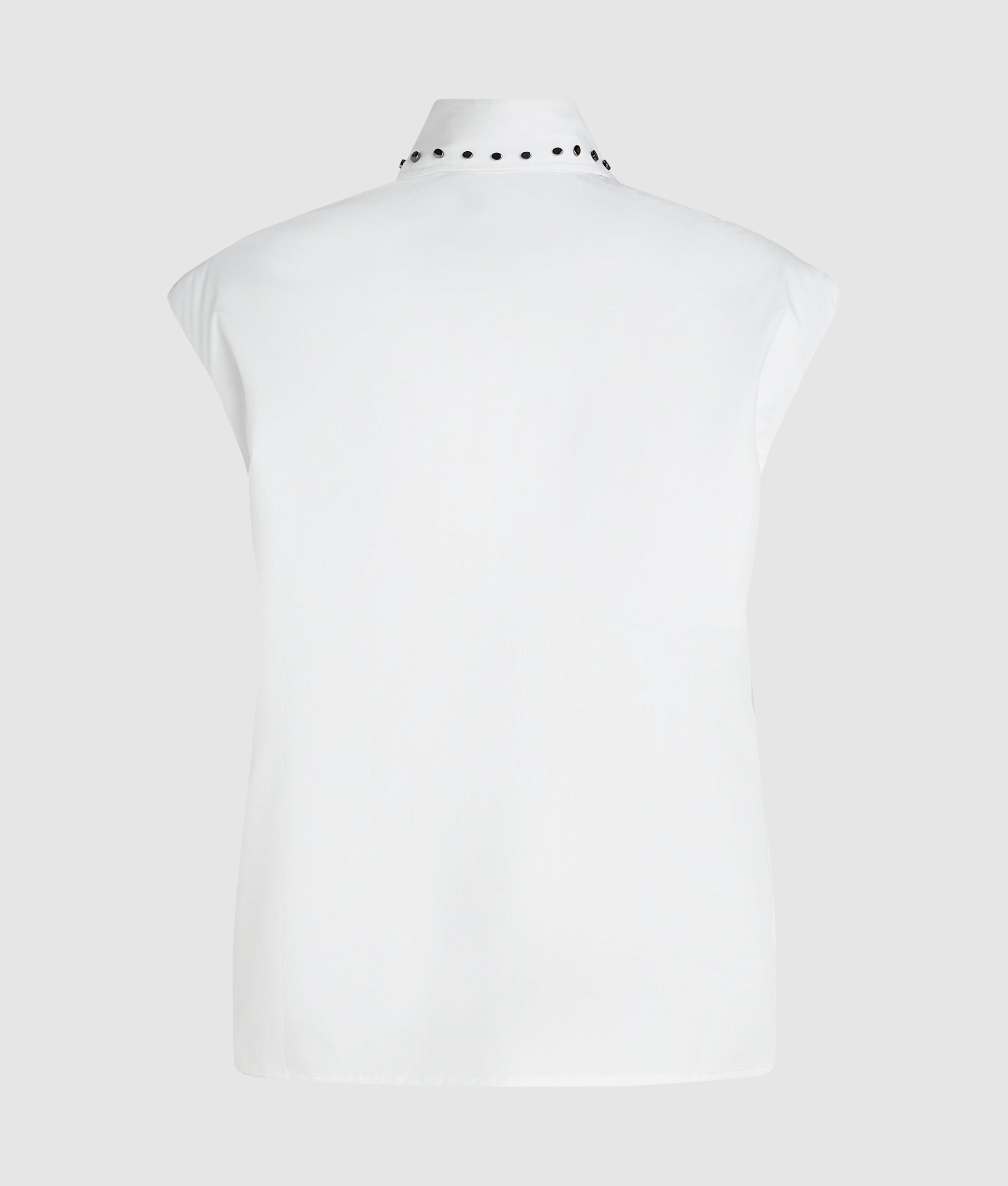 Studded poplin shirt