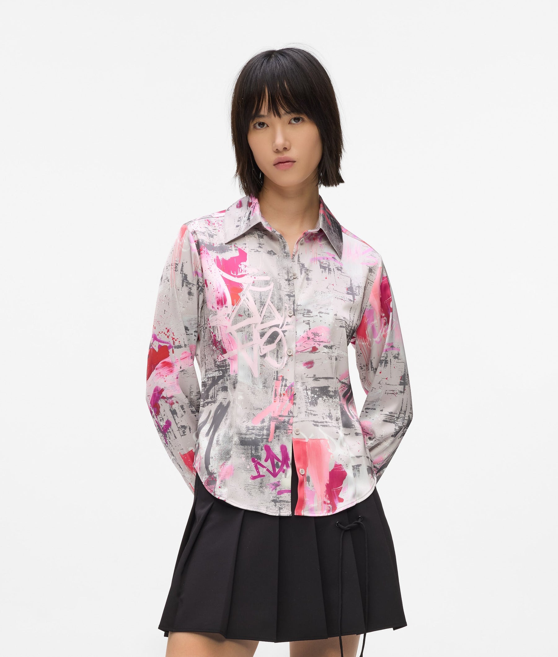 All-over paint shirt