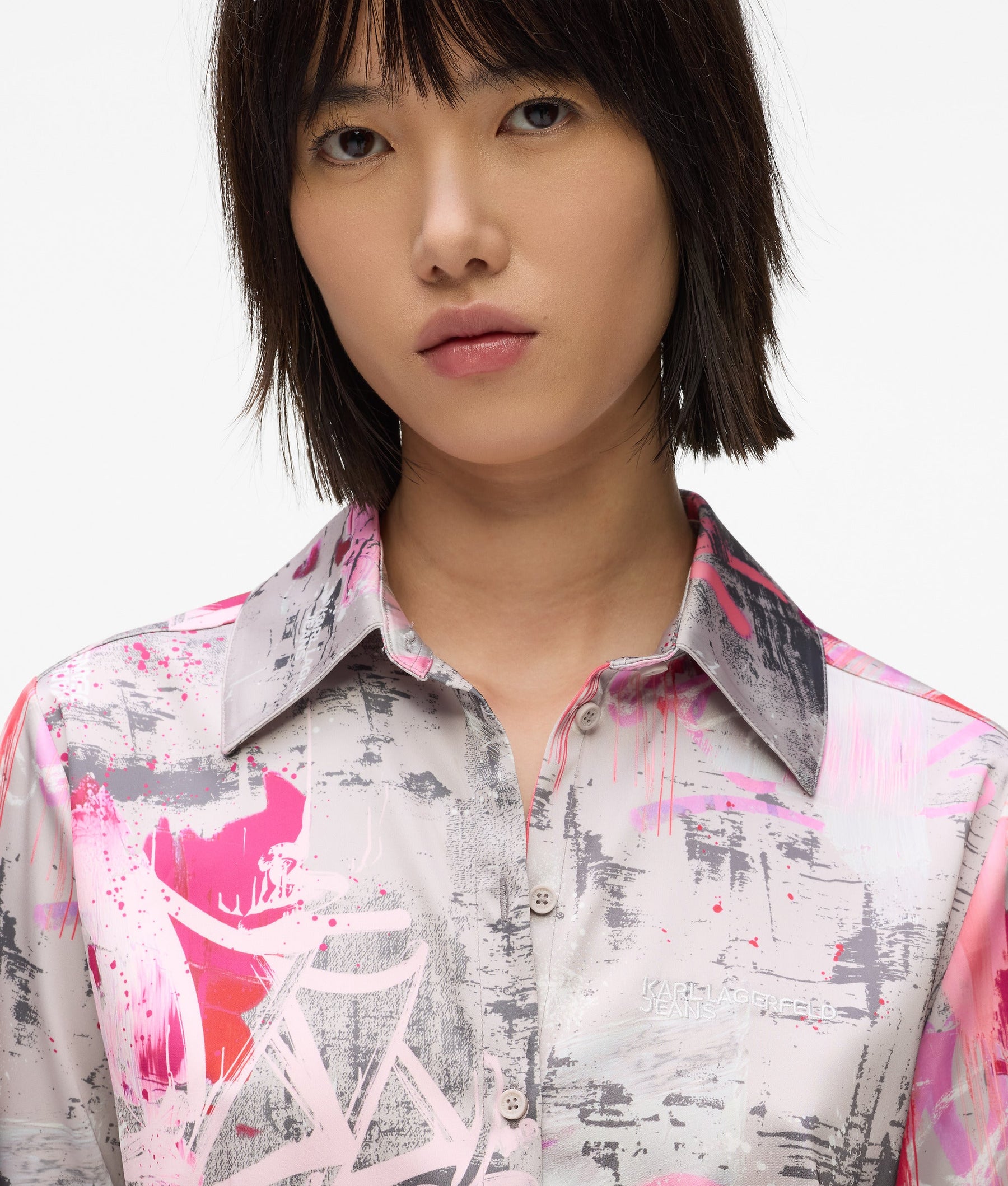 All-over paint shirt