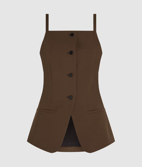 Square-neck waistcoat