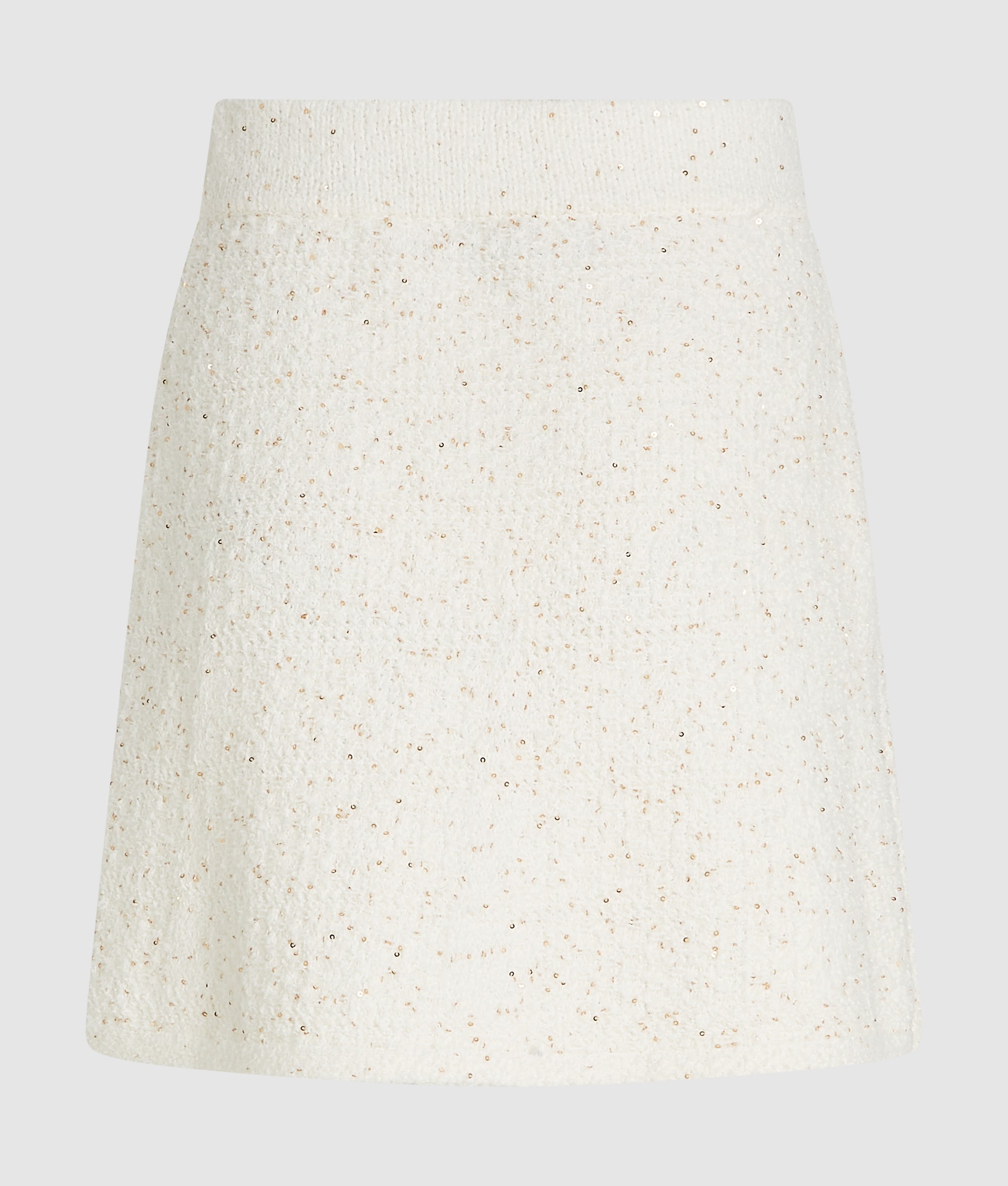 Bouclé knit skirt