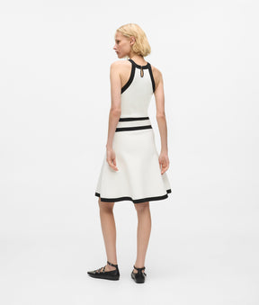 Karl DNA belted knit dress