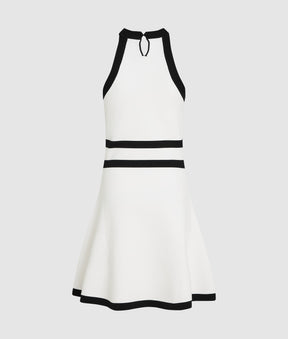 Karl DNA belted knit dress