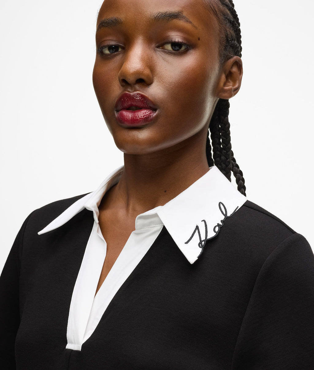 Signature collar playsuit