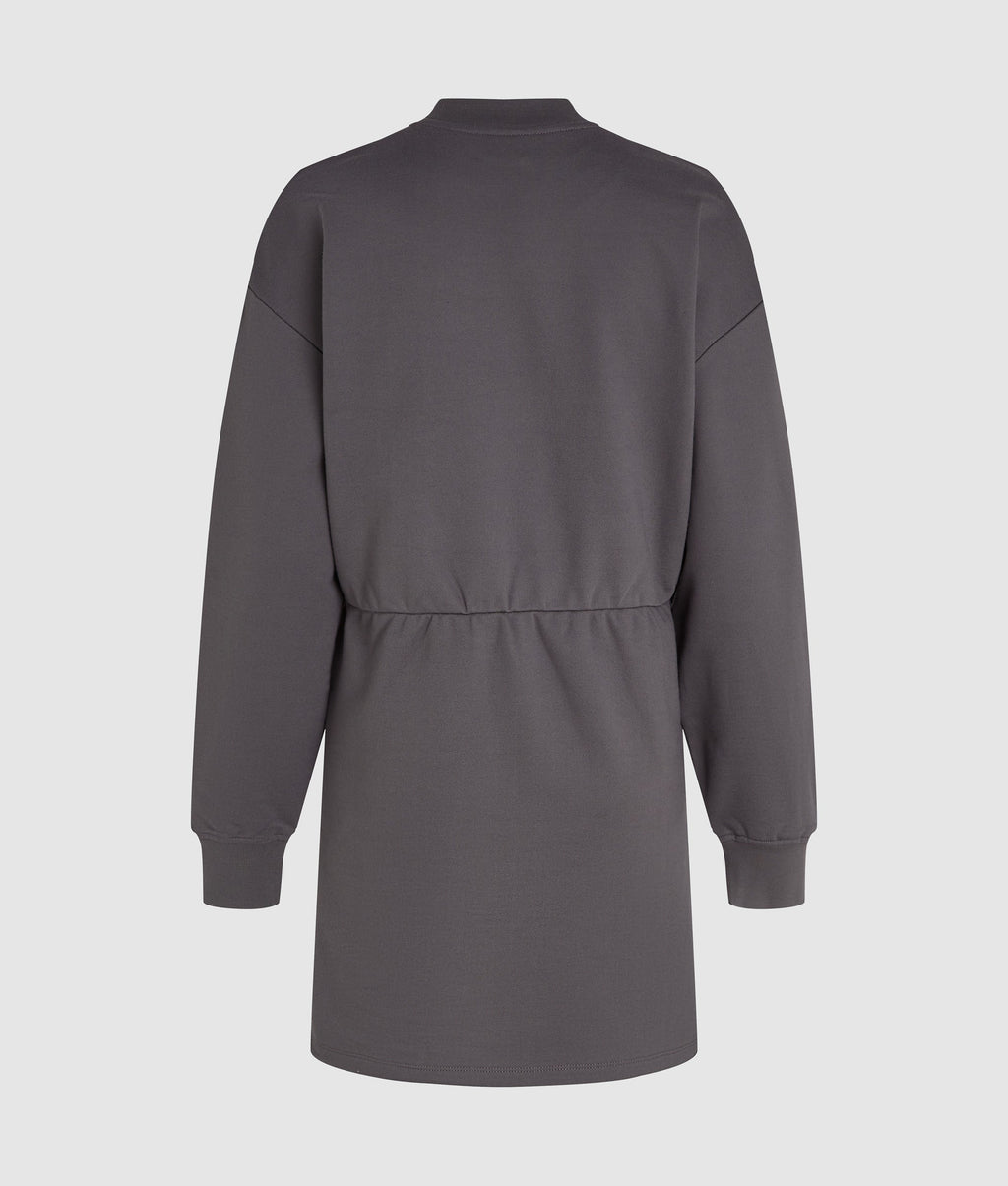 Blouson sweatshirt dress