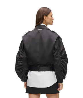 Satin bomber jacket